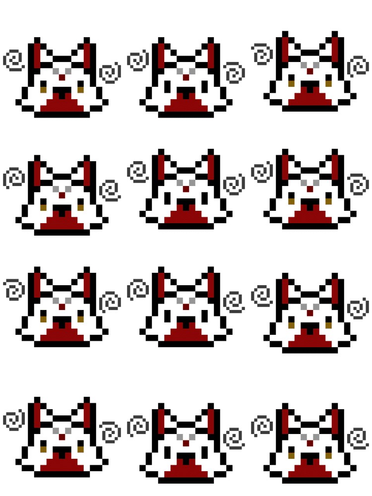 White Fox Spirit Sprite Sheet